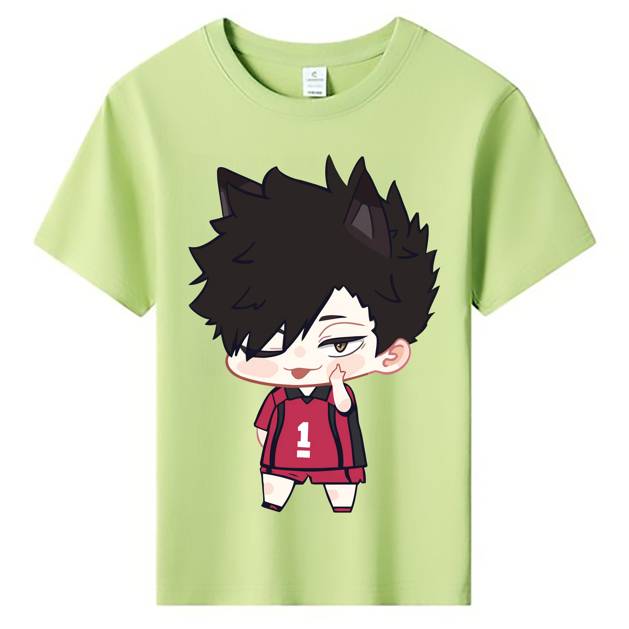 （画像用） ハイキュー!! Haikyu!! 綿100％キッズTシャツ（フロントプリント）